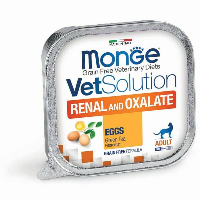 Monge VetSolution Feline Renal Oxalate veterinārie konservi kaķiem nierēm 100 g